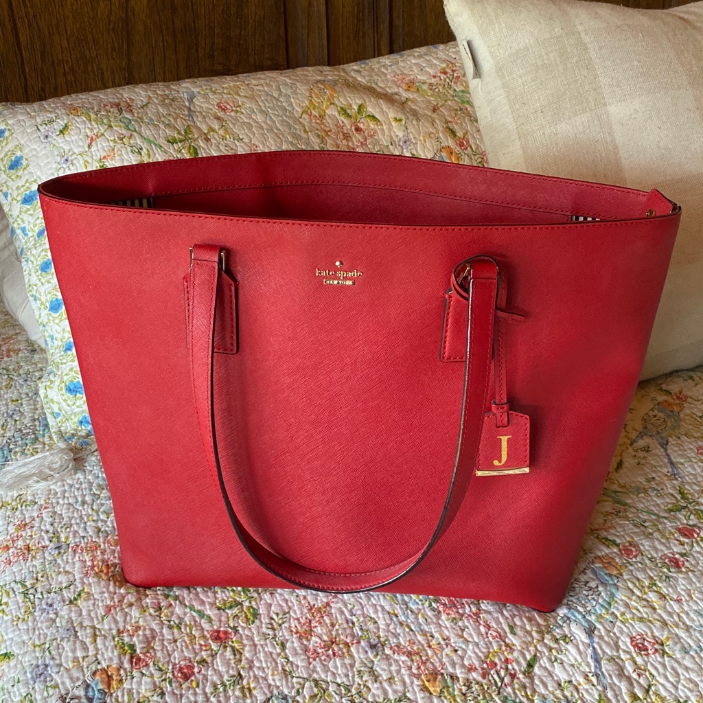 Kate Spade Cherry Red Tote Bag